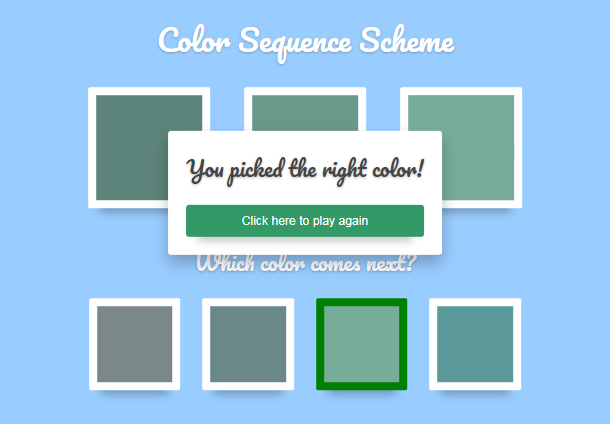 How CSS3 Realizes the Color Guessing Game Based on the Gradient Sequence