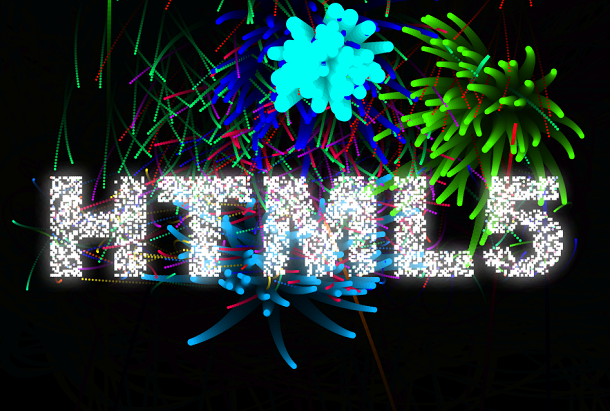 How HTML5 Canvas Makes Fireworks Blooming Celebration Scene