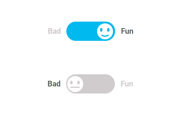 Pure CSS3 Expression Toggle Style Switch Toggle Button